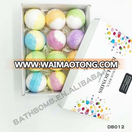 Natural ingredient luxury spa bath fizzy private label vegan bath bombs