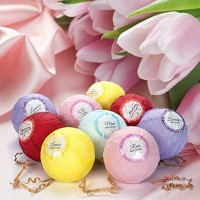 Natural Rich in Essential Oil  Spa for Moisturizing Dry Skin Handmade Bubble Fizzy Bath Bombs